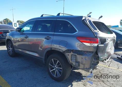 2017 Toyota Highlander Xle from USA, damaged, VIN 5TDKZRFH9HS509075